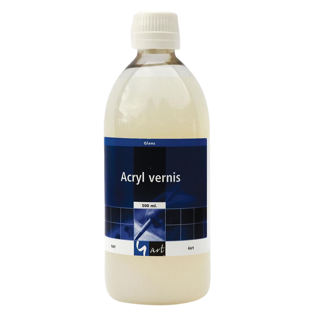 Acrylvernis Acrylicos Vallejo 500ml glans
