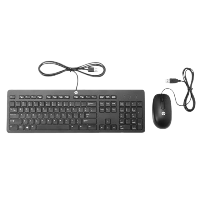 Toetsenbord en muis HP QWERTY USB