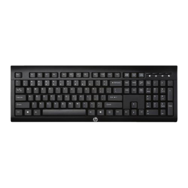 Clavier HP K2500 QWERTY sans fil noir