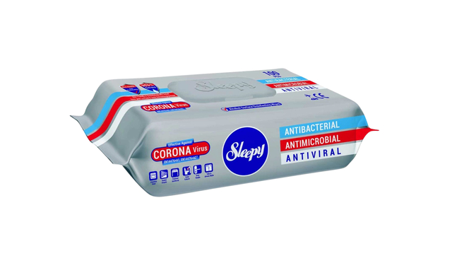 Lingettes multi-usages alcoolisé Sleepy 15,5x21,5cm 100 pièces