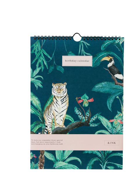 Calendrier anniversaire Jungle