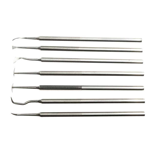 Set spatules à modeler Conda 7 pièces métal