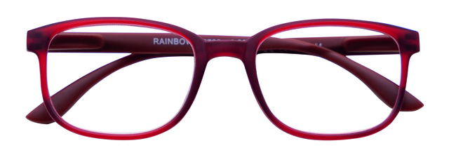 Lunettes de lecture I Need You +1.00 dpt Rainbow rouge foncé
