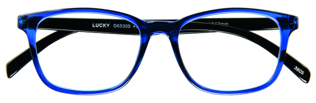 Lunettes de lecture I Need You +1.00 dpt Lucky bleu-noir