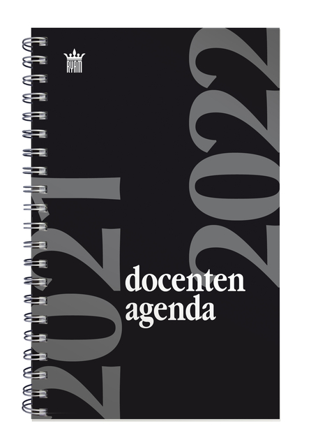 Schoolagenda 2024-2025 Ryam docenten 7dagen/2pagina''s spiraal zwart