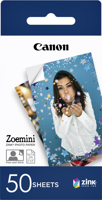 Papier photo Canon Zoemini ZP-2030 50 feuilles