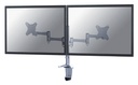 Monitorarm Neomounts D1330D 2x10-27" zilvergrijs