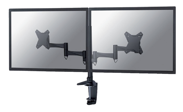 Monitorarm Neomounts D1330D 2x10-27" zwart