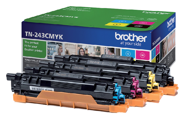 Toner Brother TN-243 noir + 3 couleurs