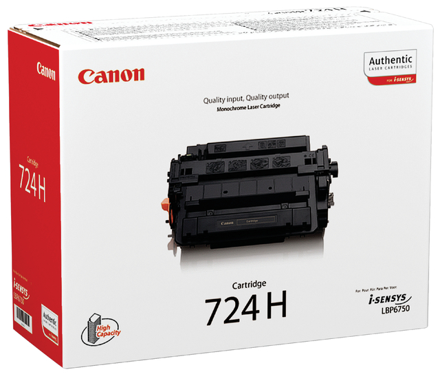 Toner Canon 724H noir
