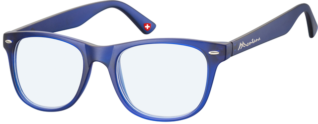 Leesbril Montana +3.00 dpt blue light filter blauw