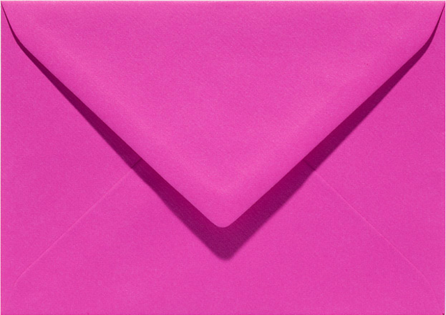 Enveloppe Papicolor EA5 156x220mm rose vif paquet 6 pièces