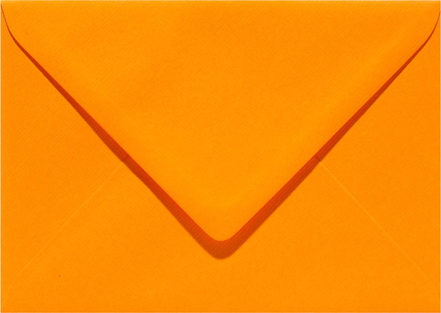 Enveloppe Papicolor EA5 156x220mm orange paquet 6 pièces