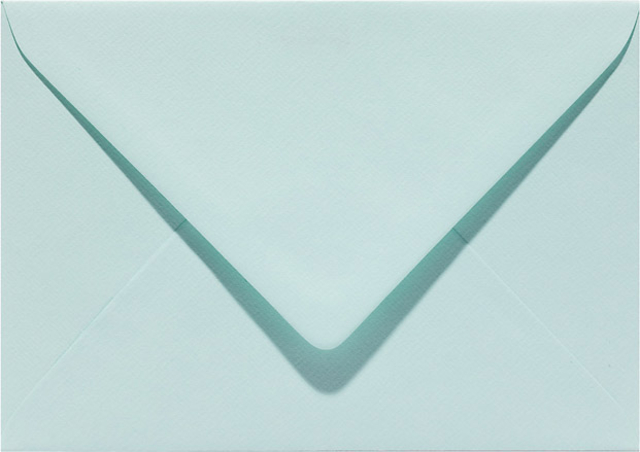 Enveloppe Papicolor EA5 156x220mm vert bleuté paquet 6 pièces