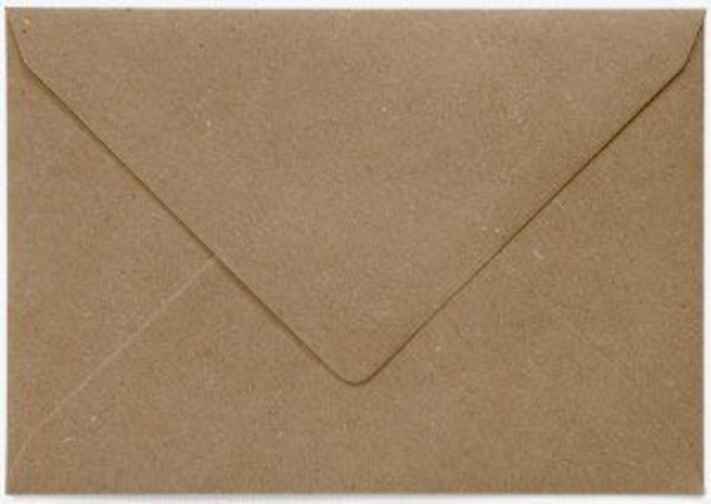 Enveloppe Papicolor EA5 156x220mm kraft recyclé brun paquet 6 pièces