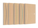 Cahier à spirale Oxford Touareg A4 ligné 180 pages assorti