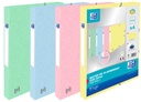 Boîte de classement à élastique Oxford Top File+ A4 25mm pastel assorti 4 pièces