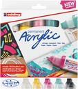 Acrylmarker edding e-5400 3D double liner medium basis assorti 5 stuks
