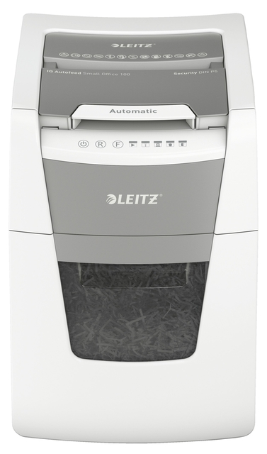 Destructeur Leitz IQ Auto+ Small Office 100 P5 particules 2x15mm