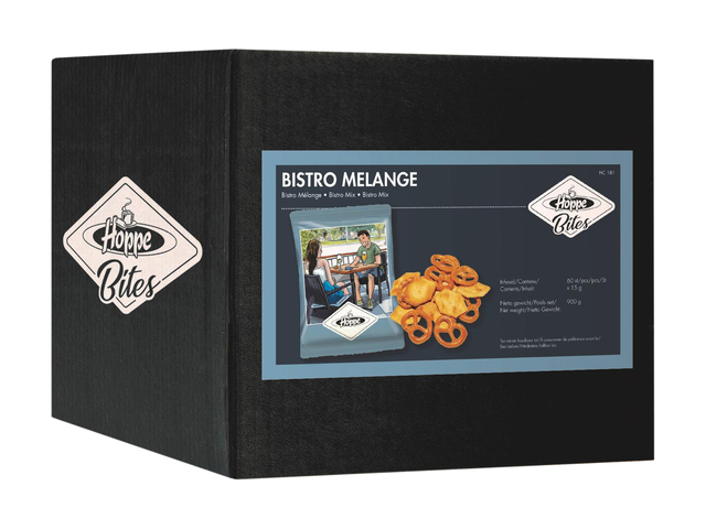 Borrelsnacks Hoppe Bites Bistro melange 60 stuks