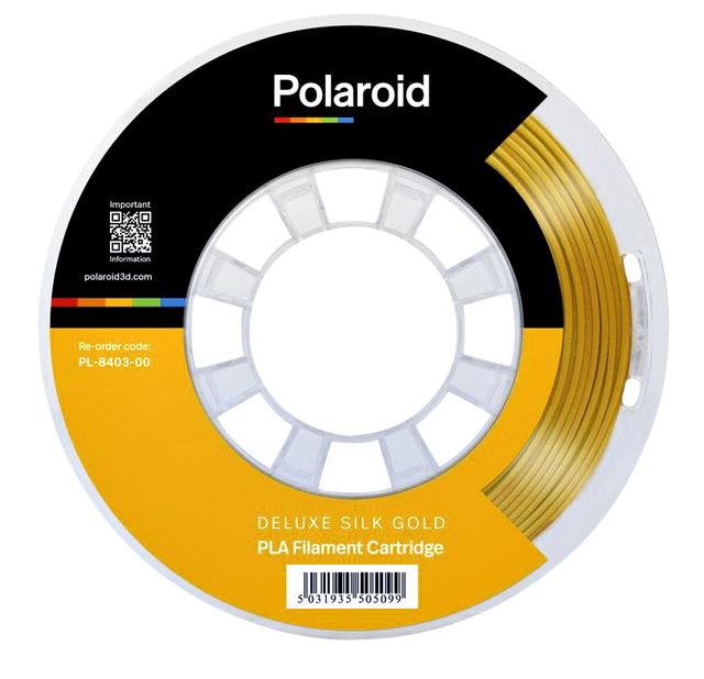 3D Filament Polaroid PLA Universal 250g Deluxe Zijde goud