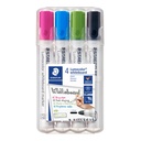 Whiteboardmarker Staedtler Lumocolor 351 set à 4 stuks fun assorti