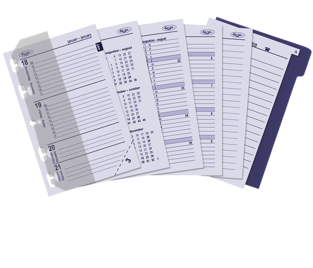 Agendavulling 2024 Kalpa Mini jaardoos 7dagen/2pagina''s