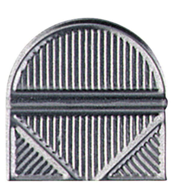 Hoekclips Alco zilverkleurig