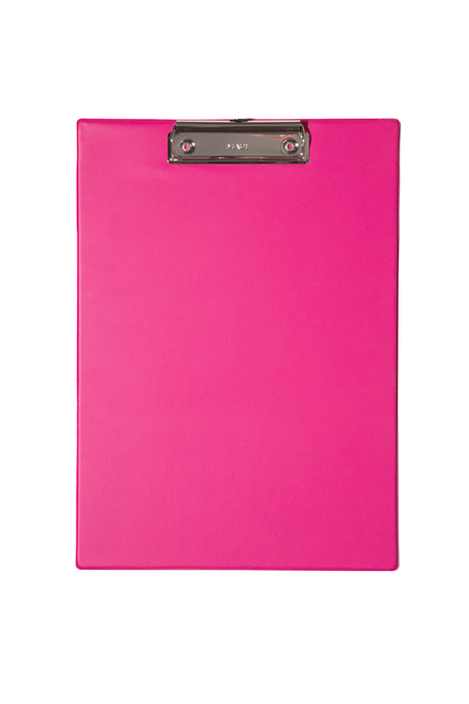 Porte-bloc MAUL A4 portrait PVC néon rose