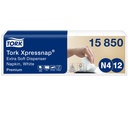 Serviette Tork Xpressnap Premium N4 15850 Pli 1/2 2 ép 213x165mm 1000 feuilles blanc