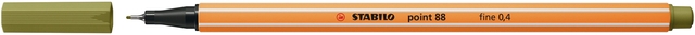 Fineliner STABILO point 88/37 Fin rouille