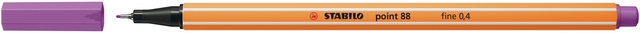 Fineliner STABILO point 88/60 fijn vergrijsd violet