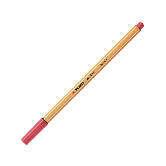 Fineliner STABILO point 88/47 Fin rouge terracotta