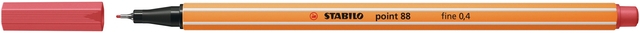 Fineliner STABILO point 88/47 Fin rouge terracotta