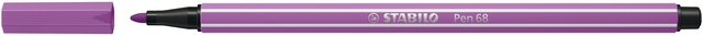 Viltstift STABILO Pen 68/60 medium vergrijsd violet