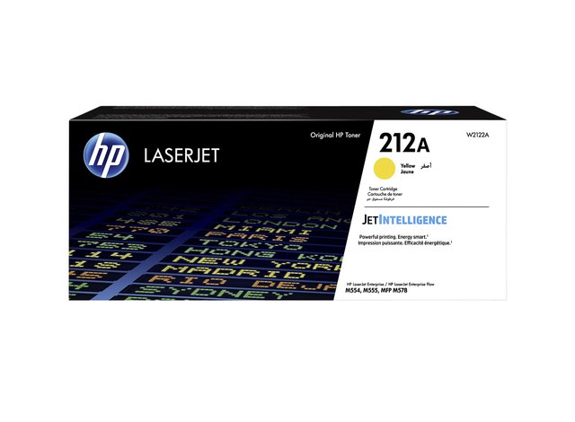 Cartouche toner HP W2122A 212A jaune