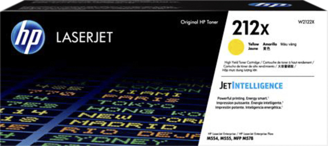 Cartouche toner HP W2122X 212X jaune