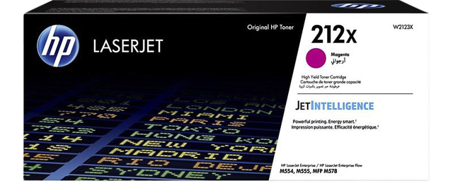 Cartouche toner HP W2123X 212X rouge