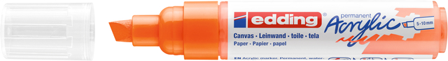 Marqueur acrylique edding e-5000 Large orange fluo