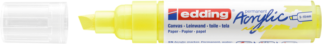 Marqueur acrylique edding e-5000 Large jaune fluo