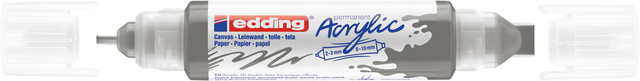 Acrylmarker edding e-5400 3D double liner antraciet