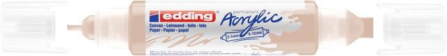 Acrylmarker edding e-5400 3D double liner warm beige