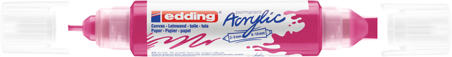 Marqueur acrylique 3D edding e-5400 double pointe telemagenta