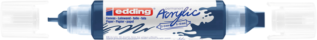 Acrylmarker edding e-5400 3D double liner elegant nachtblauw