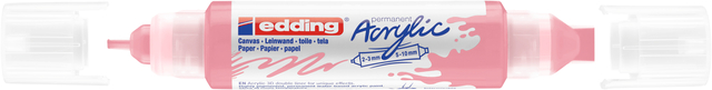 Marqueur acrylique 3D edding e-5400 double pointe mauve chic