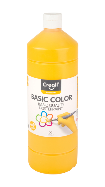 Gouache Creall Basic jaune foncé 1000ml