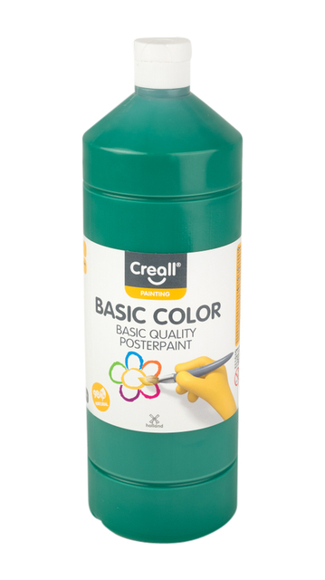 Gouache Creall Basic vert foncé 1000ml