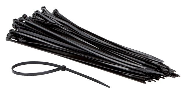 Kabelbinders IEZZY nylon 4.8x300mm D 81mm zwart 100 stuks