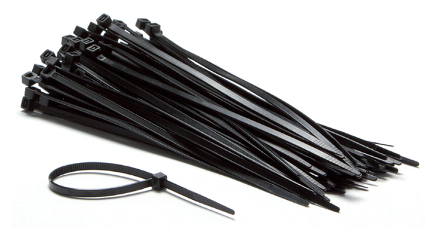 Serre-câbles IEZZY nylon 2,5x100mm Ø20,5mm noir 100 pièces