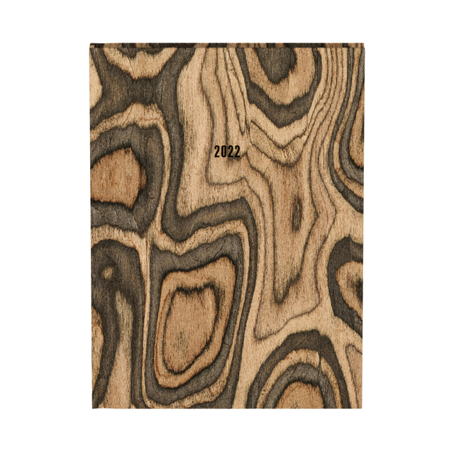 Agenda 2022 Naturel houten nerf